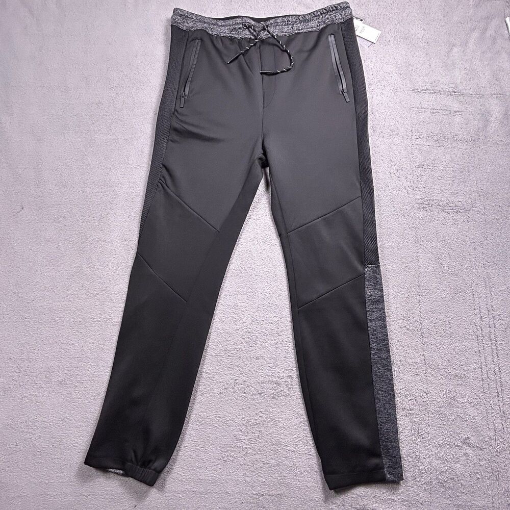SOBK Straight Outta Brooklyn Track Pants Mens XL Black Heather Joggers NWT